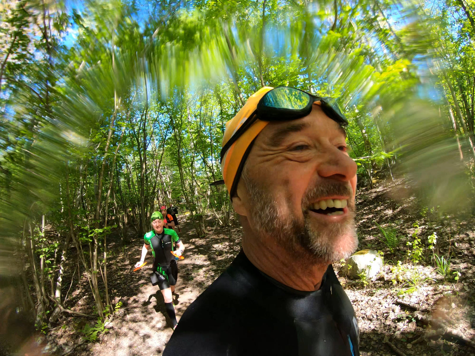 Säsongens första simsafari gav mersmak