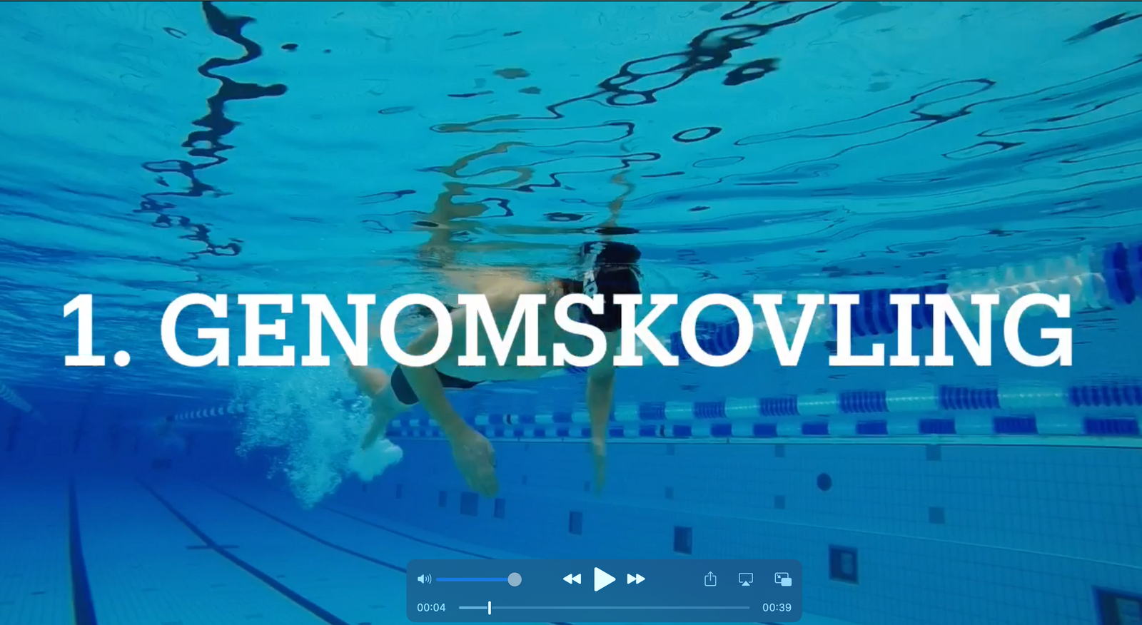 Bättre vattenkänsla med skovling!