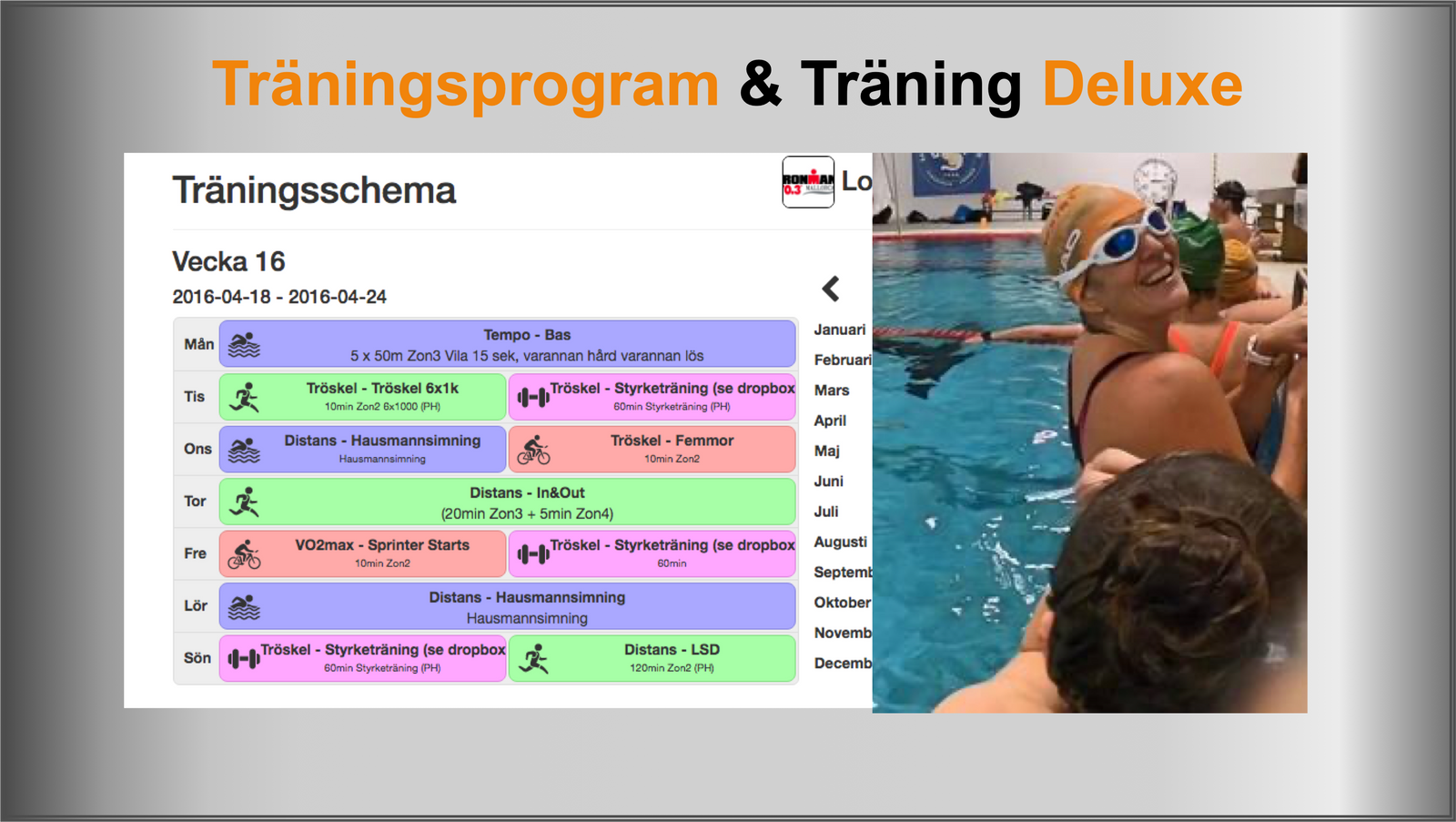 Nya coachingvarianter med Träningsprogram Deluxe